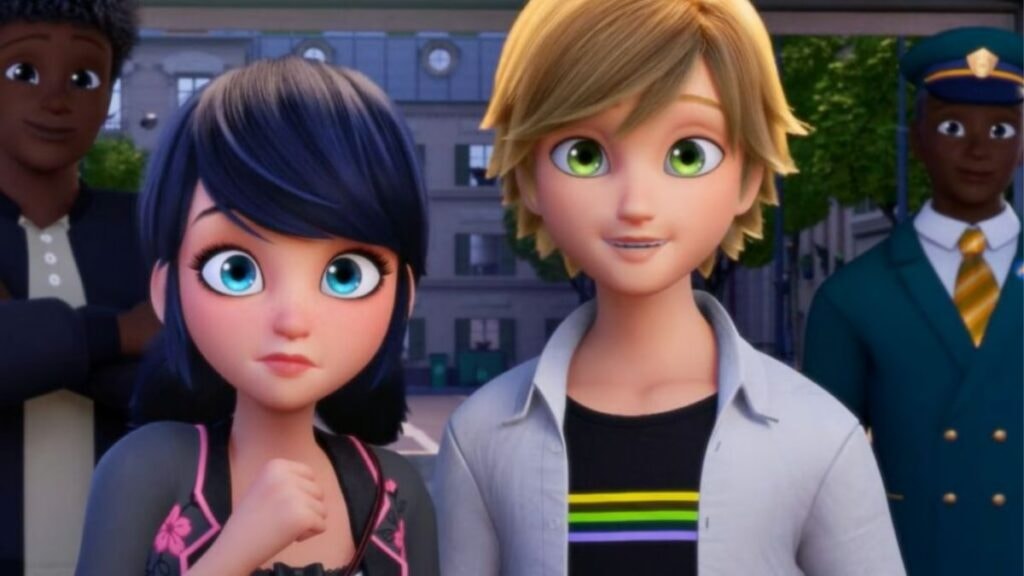 Marinette Dupain-Cheng et Adrien Agreste dans la saison 6 de Miraculous