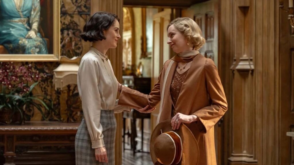 Lady Mary et lady Edith dans Downton Abbey 3 : Le grand final