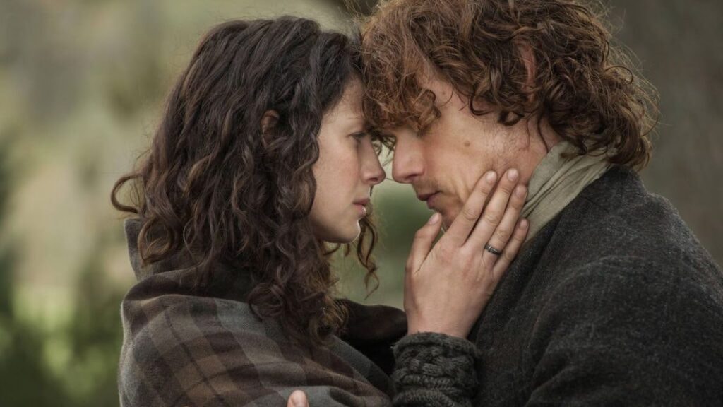 Claire et Jamie dans Outlander