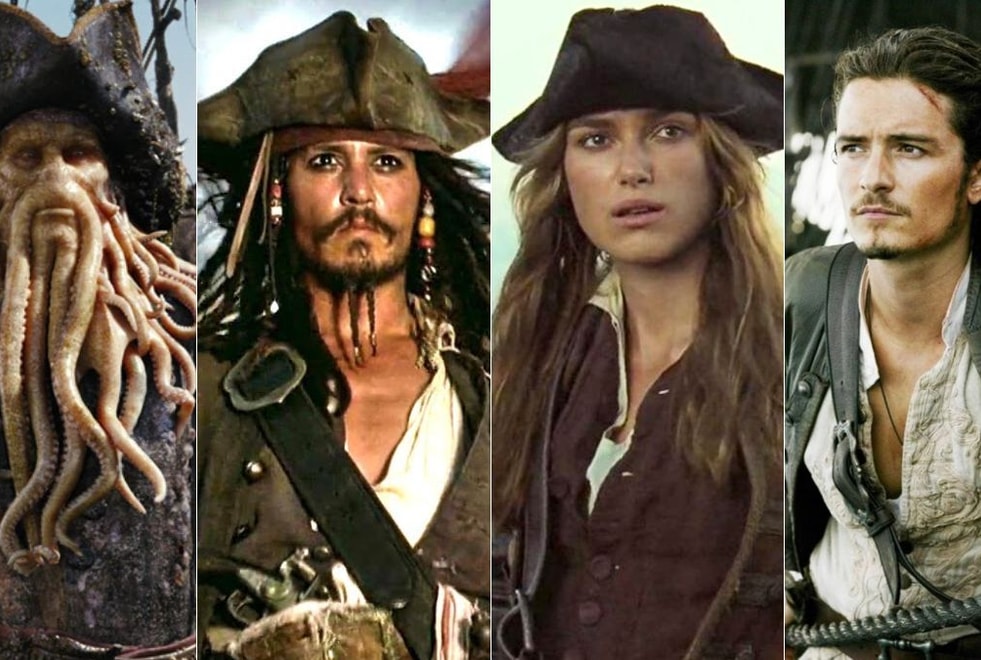 Quiz : élimine 7 personnages de Pirates des Caraïbes, on devinera ton âge
