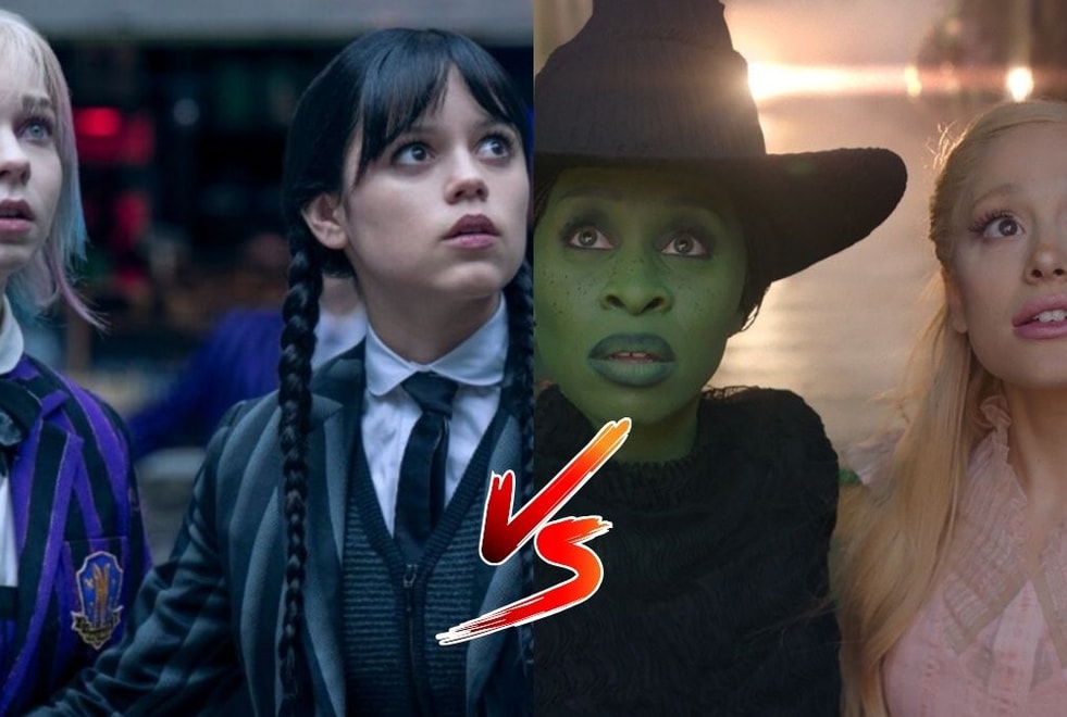 Sondage : tu préfères le duo Mercredi/Enid ou Elphaba/Glinda (Wicked) ?