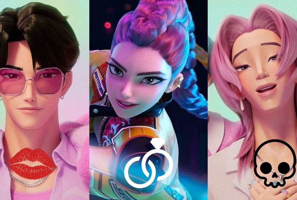 Sondage KPop Demon Hunters : joue à Kiss, Marry or Kill avec les Huntrix et Saja Boys