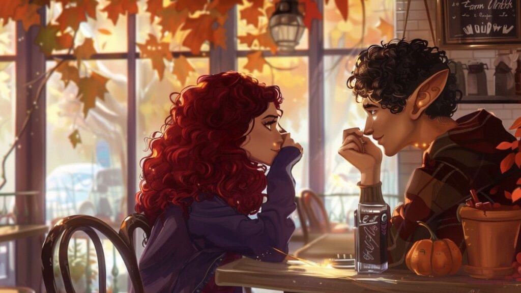 Kate et Cress dans Welcome to fae café