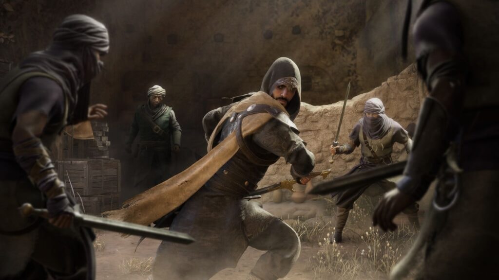 Basim combattant de nouveaux ennemis dans le DLC d'Assassin's Creed Mirage