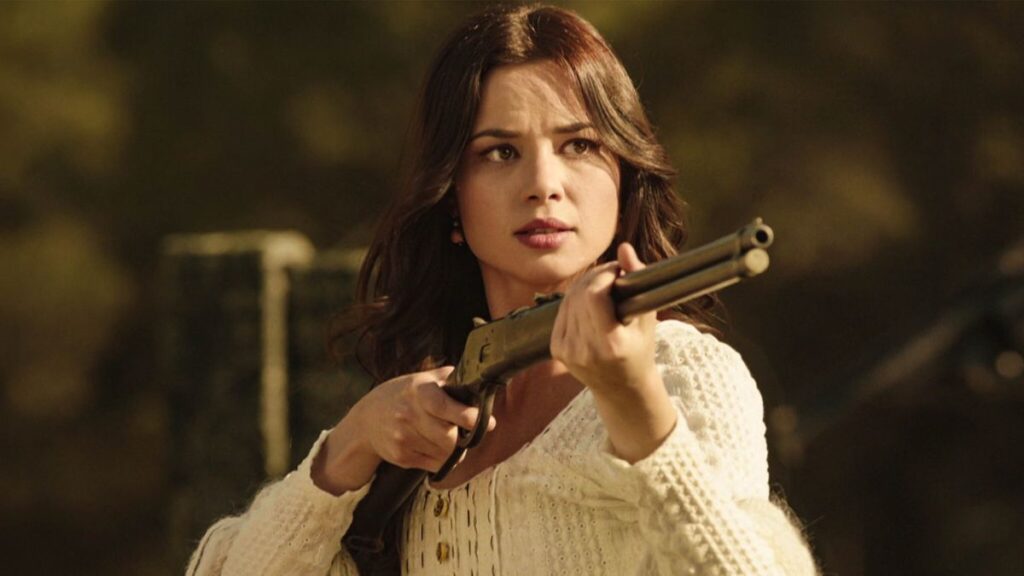 Dafne Fernández dans la série Tierra de Lobos.