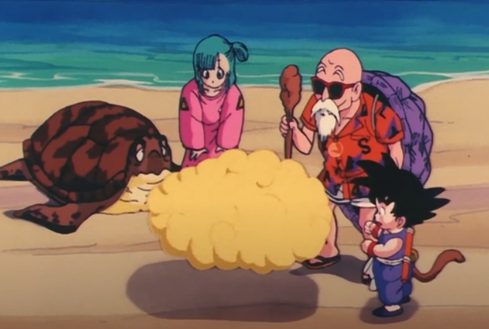 Dragon Ball : comment Tortue Géniale a-t-il obtenu son nuage magique ?