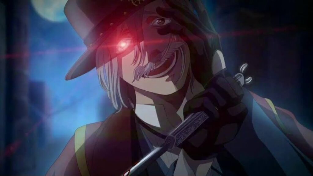 Jack l'Eventreur souriant de nuit dans Valkyrie Apocalypse