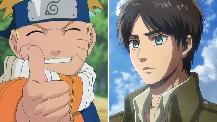 Quiz : choisis 7 personnages, on te dira si tu es Naruto ou Eren (L'Attaque des Titans)