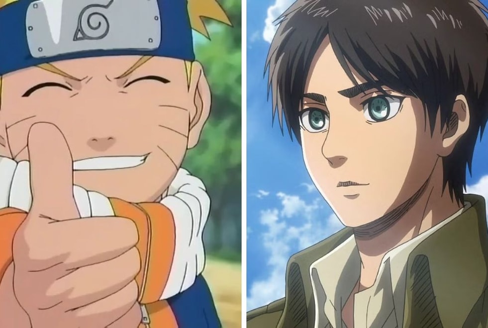 Quiz : choisis 7 personnages, on te dira si tu es Naruto ou Eren (L’Attaque des Titans)