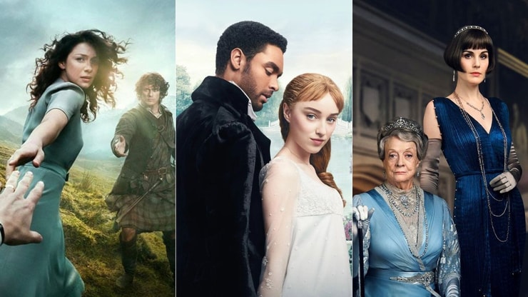 Sondage : préfères-tu vivre dans l'univers d'Outlander, Downton Abbey ou Bridgerton ?