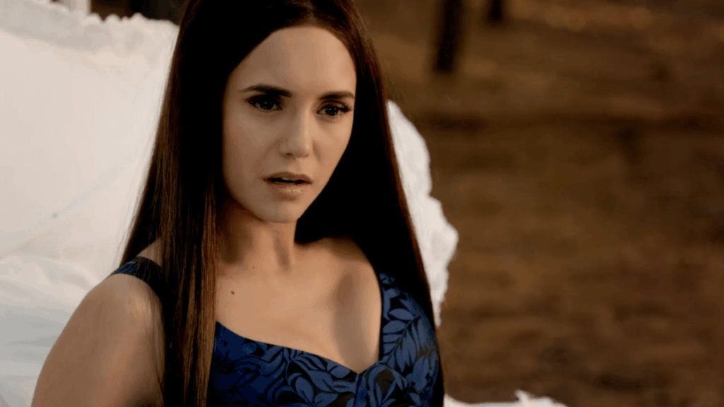 Elena Gilbert (Nina Dobrev) dans le dernier épisode de The Vampire Diaries.