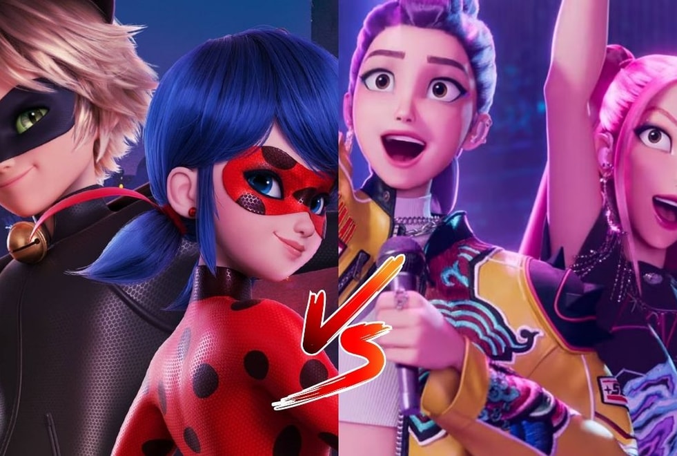 Sondage : tu préfères intégrer l’équipe de Ladybug et Chat Noir (Miraculous) ou les Huntrix (KPop Demon Hunters) ?
