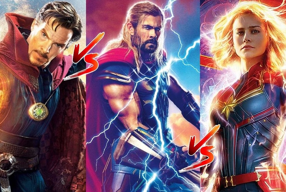 Sondage Marvel : tu préfères avoir les pouvoirs de Doctor Strange, Thor ou Captain Marvel ?