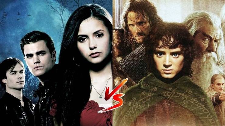 Sondage : tu préfères vivre dans l’univers de The Vampire Diaries ou Le Seigneur des Anneaux ?