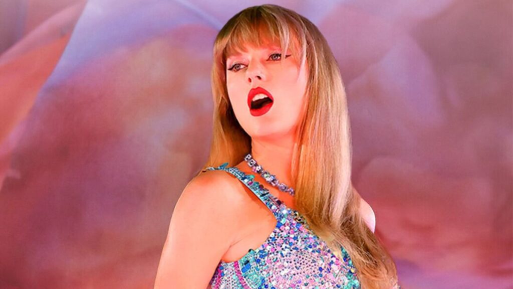 L'affiche du film concert The Eras Tour de Taylor Swift.