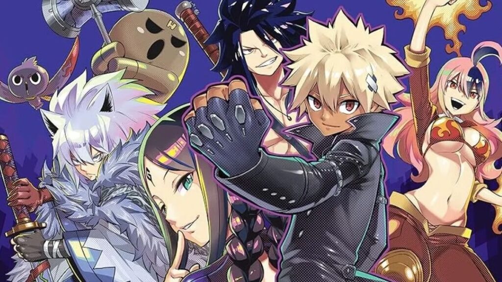 Yakuto et ses camarades de classe dans le manga Dead Rock