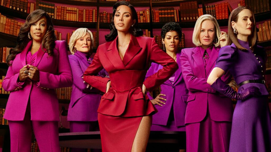 Kim Kardashian, Naomi Watts, Niecy Nash, Teyana Taylor, Sarah Paulson et Glenn Close à l'affiche de la série All's Fair sur Disney+.