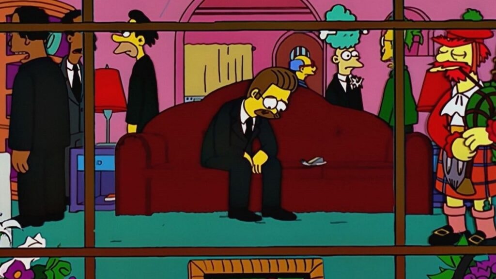 Adieu Maude, Les Simpson