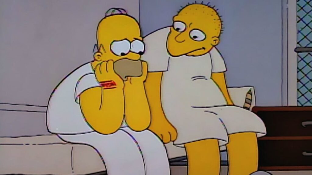 Mon pote Michael Jackson, Les Simpson