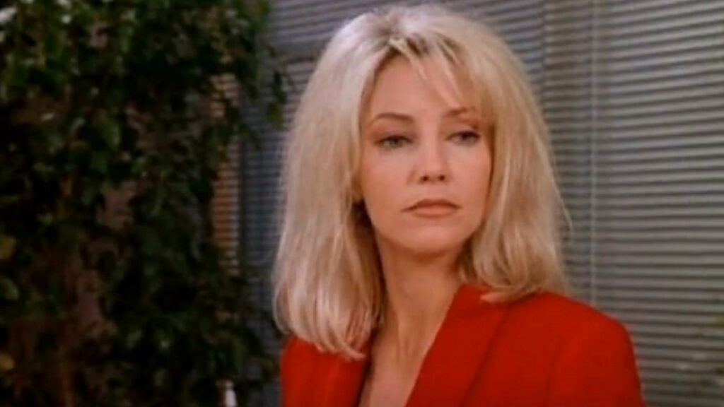 Amanda Woodward (Heather Locklear) dans la série Melrose Place.