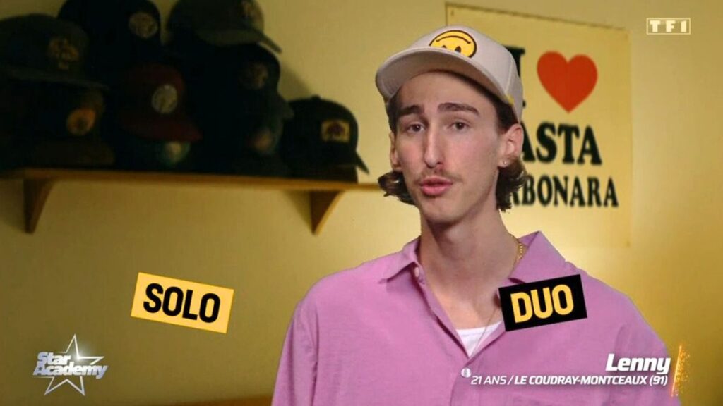Lenny de la Star Academy 2025.