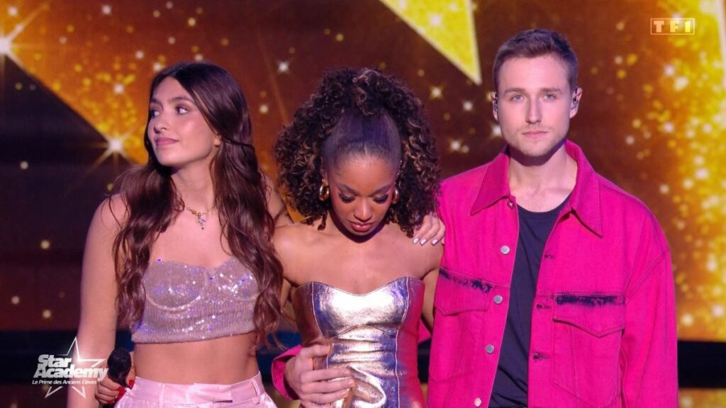 Ema, Léane et Théo L de la Star Academy 2025.