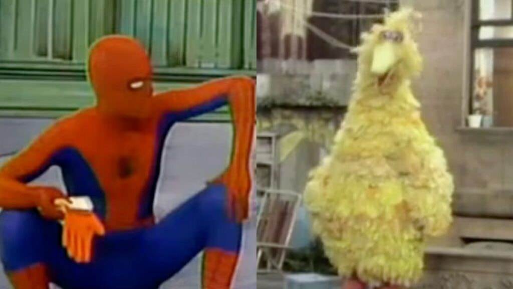Spider-Man et Big Bird