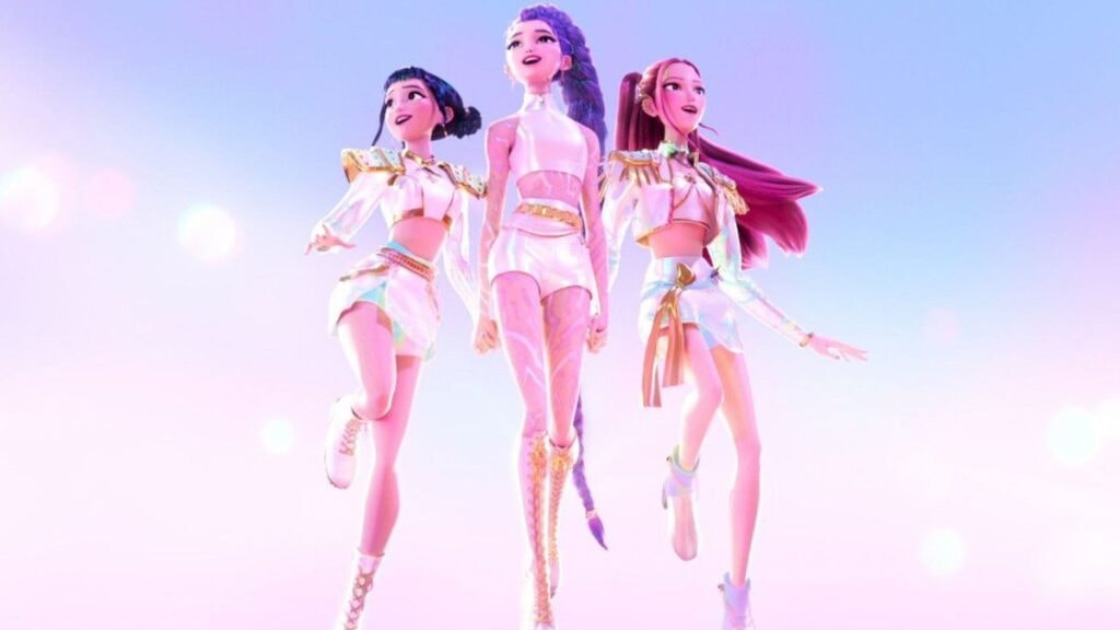 Les Huntrix dans Kpop Demon Hunters