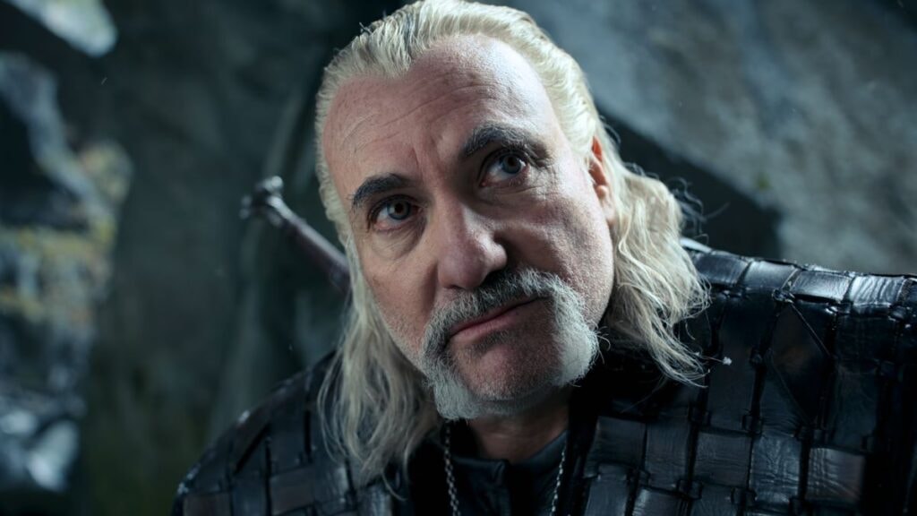Kim Bodnia dans le rôle de Vesemir dans The Witcher