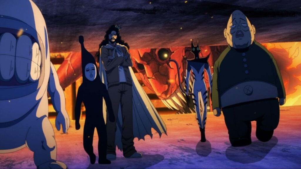 Les cadres de l'Association des Monstres dans One Punch Man