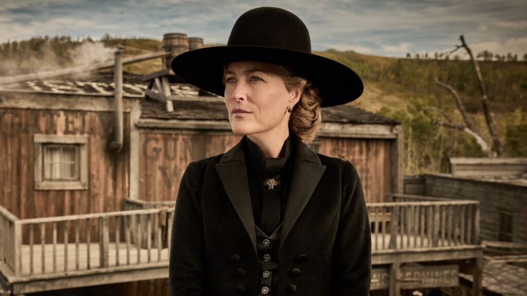 Gillian Anderson dans la série The Abandons