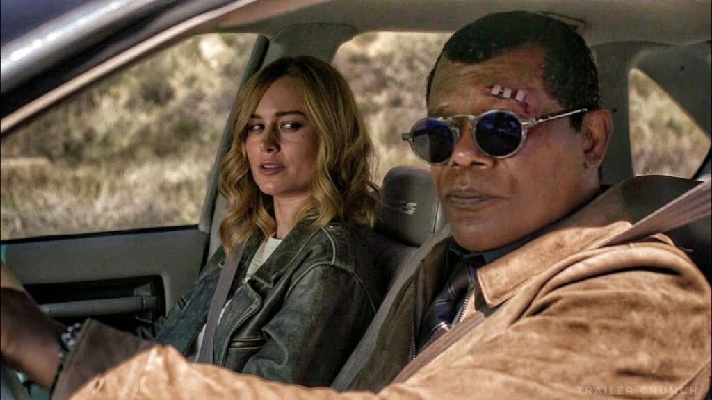 Nick Fury et Carol Danvers Captain Marvel