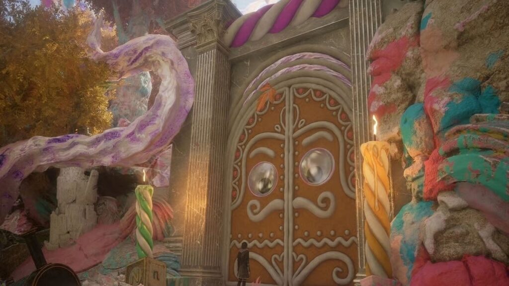 Verso arrivant devant la porte gâteau dans Clair Obscur Expédition 33 : Thank You Update