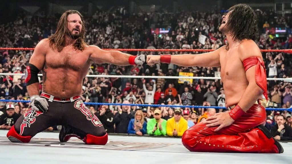 aj styles shinsuke nakamura wwe