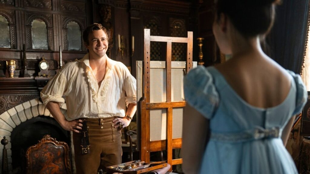 Benedict dans la saison 4 de la série La Chronique de Bridgerton