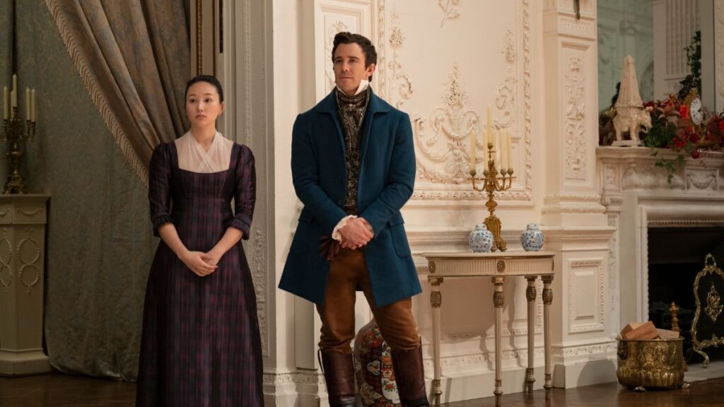 Sophie et Benedict dans la saison 4 de La Chronique des Bridgerton