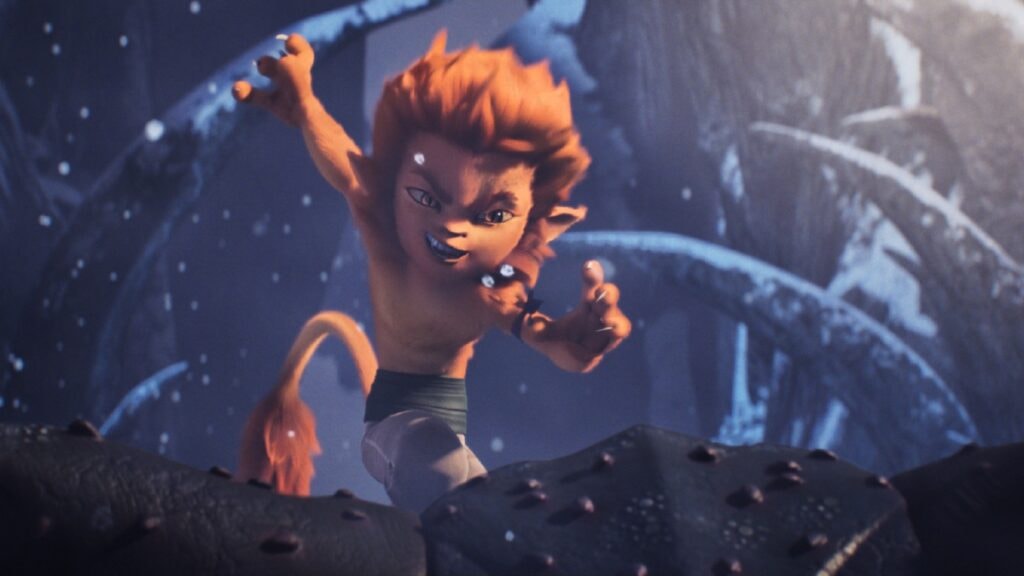 Gryf, souriant avant un combat dans les Légendaires