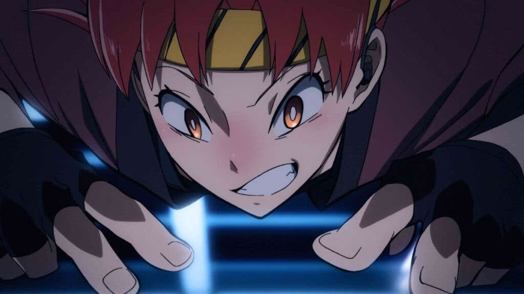 Kaniko, souriant en utilisant son alter de ciseaux dans My Hero Academia Vigilantes