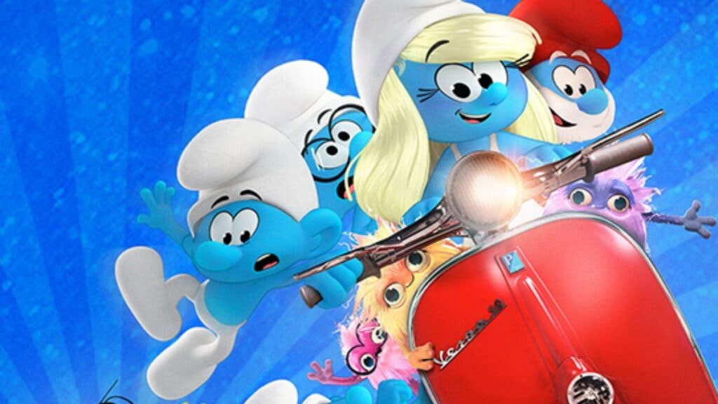 Les Schtroumpfs le film affiche 