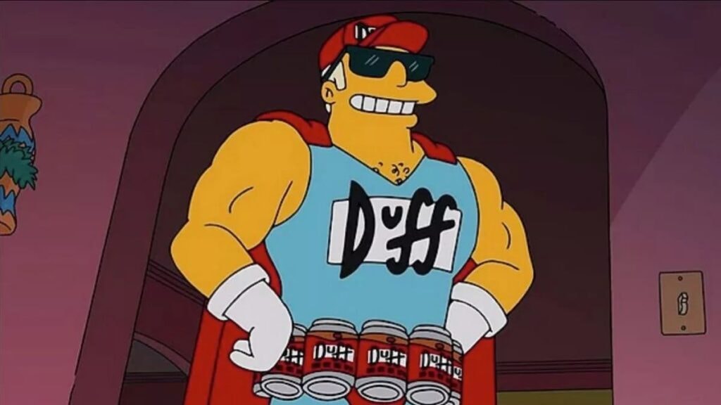 Duffman dans Les Simpson
