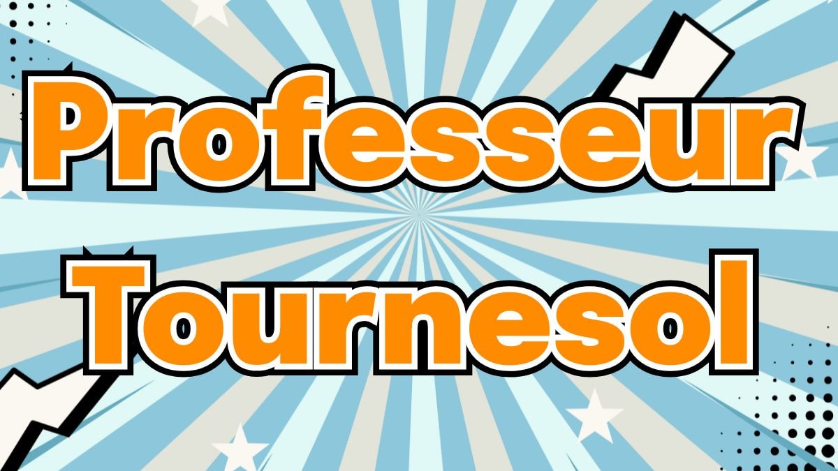 Le professeur Tournesol