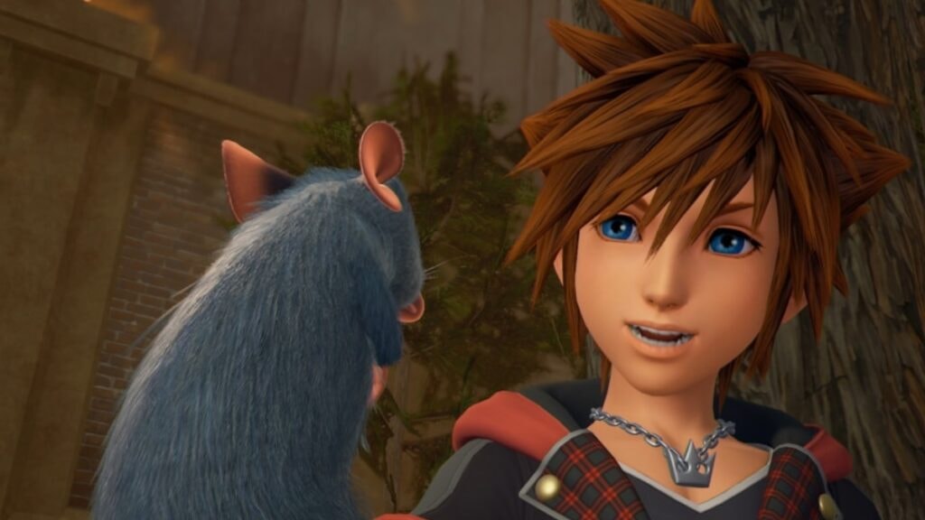 Rémi de Ratatouille avec Sora dans Kingdom Hearts 3