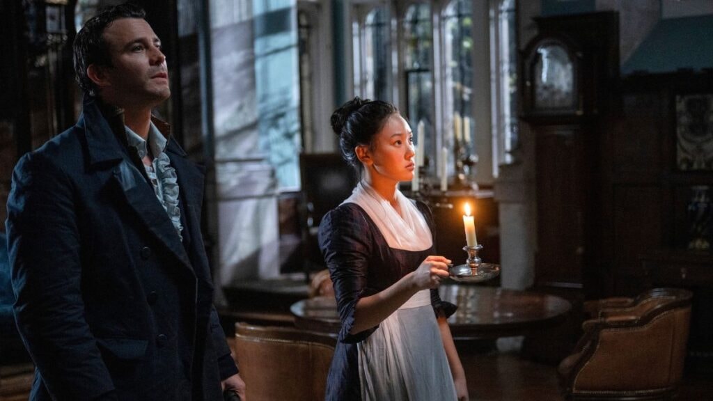 Benedict et Sophie dans la saison 4 de La Chronique des Bridgerton