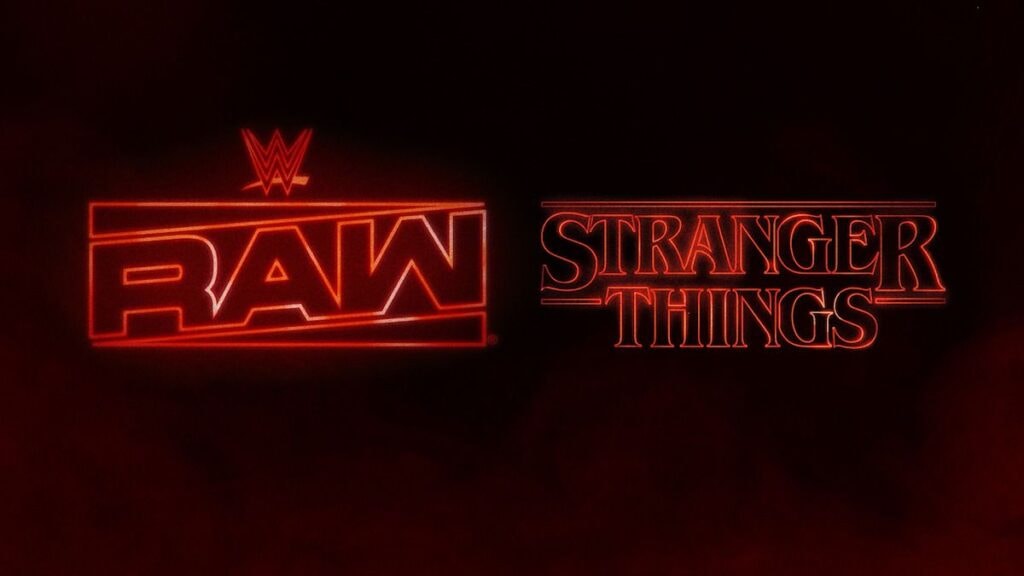 stranger things x wwe raw netflix