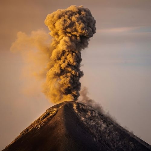 Un volcan