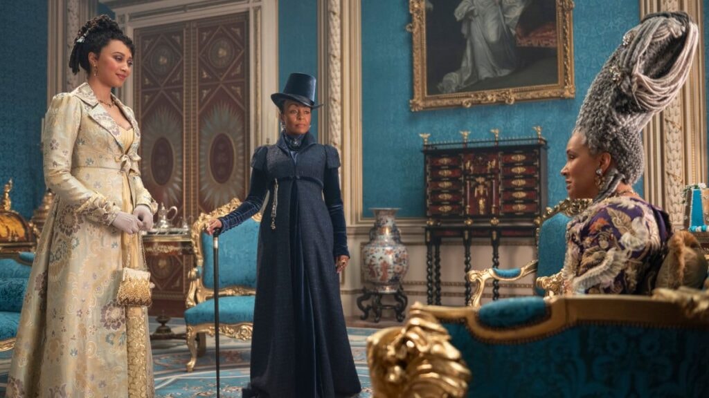 Alice, La reine Charlotte et Lady Danbury dans Bridgerton