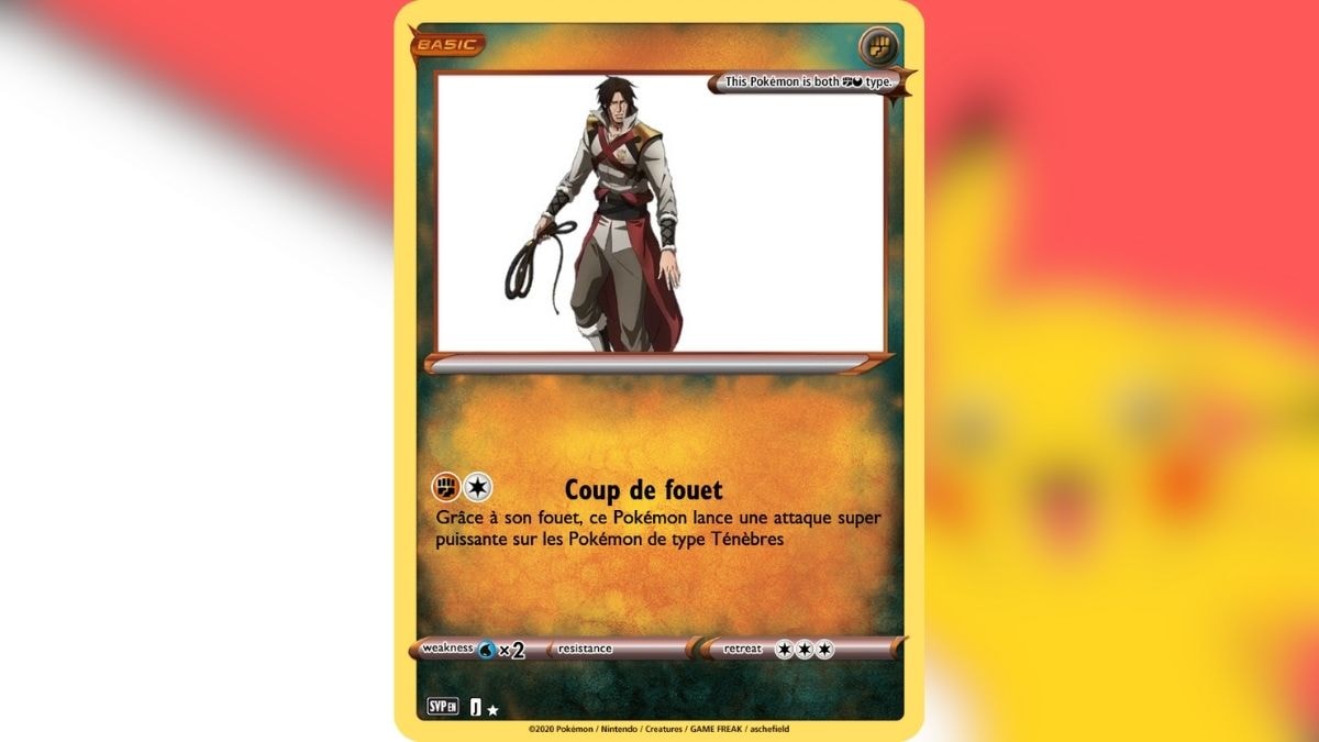 Trevor Belmont carte Pokémon
