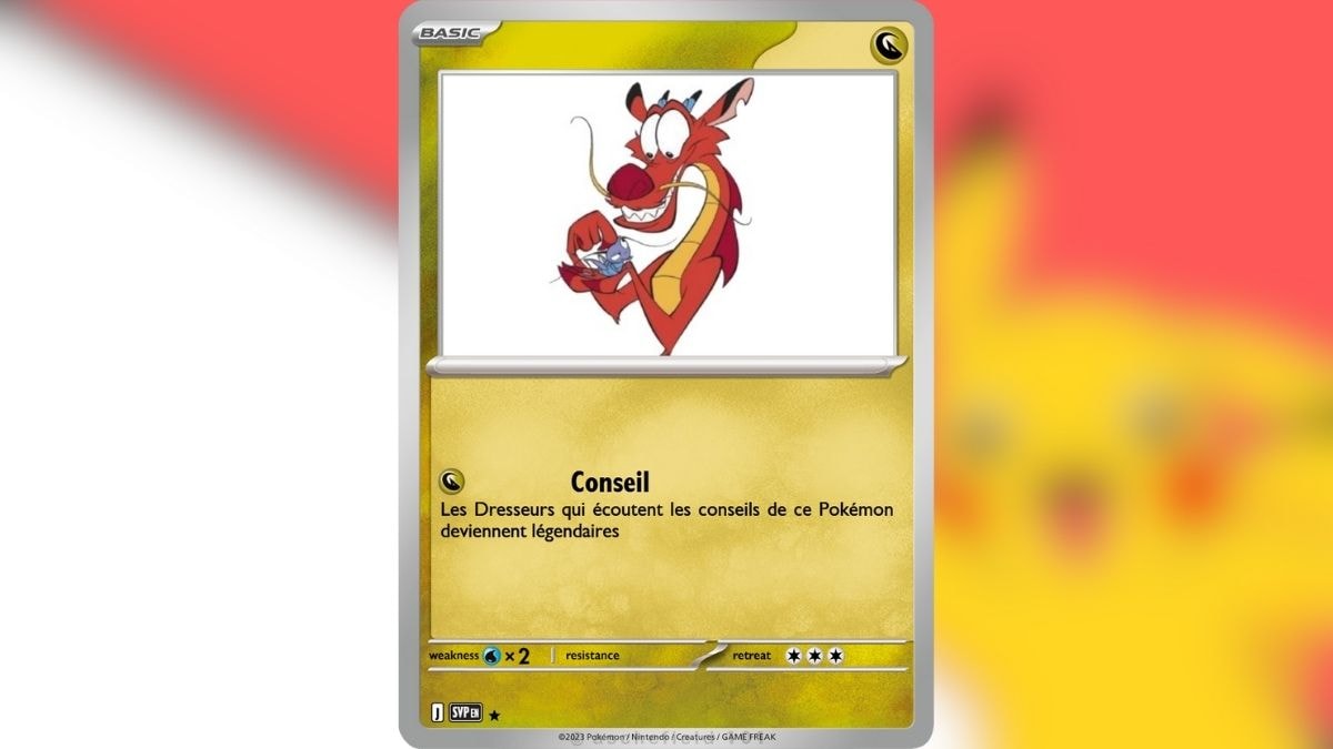 Mushu carte Pokémon