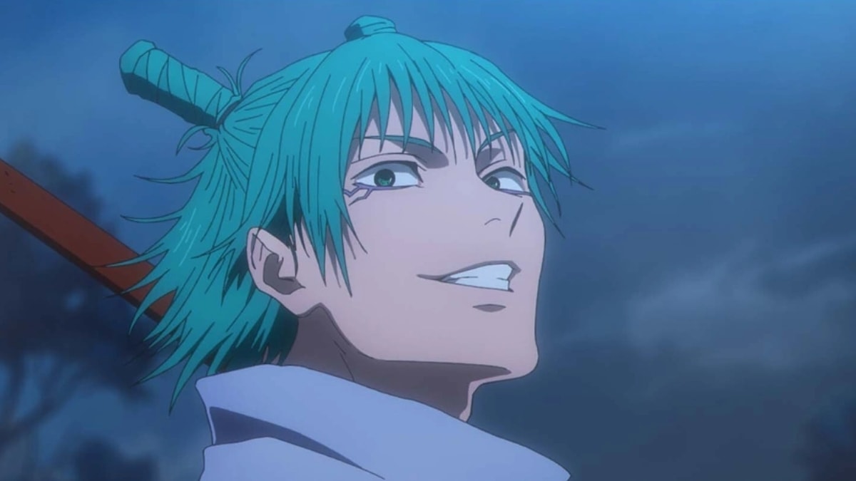 Hajime Kashimo, souriant la nuit dans l'anime Jujutsu Kaisen