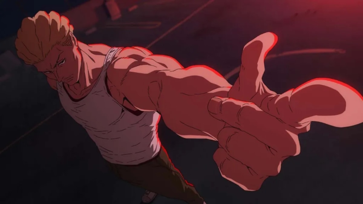 Kinji Hikari, se péparant à un combat dans Jujutsu Kaisen